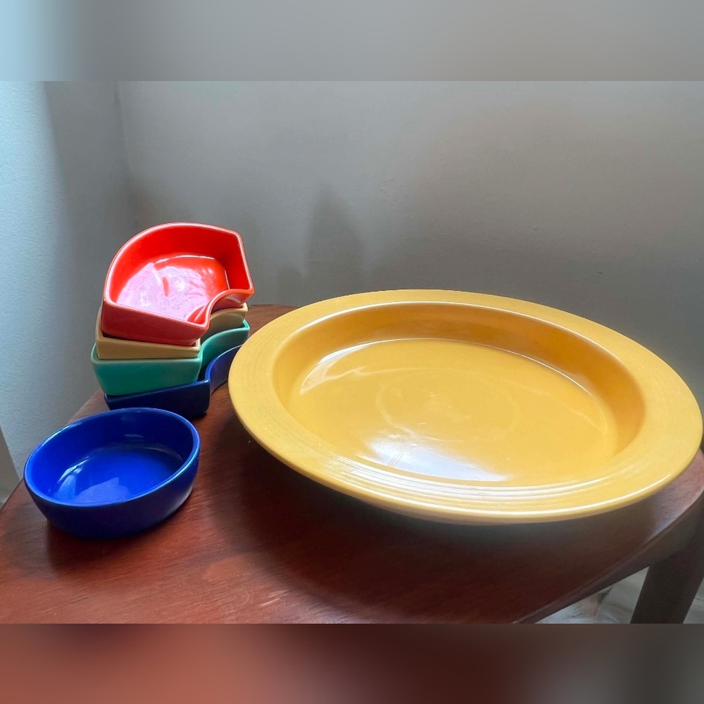 Fiestaware Veggie Tray - Picture 3 of 4